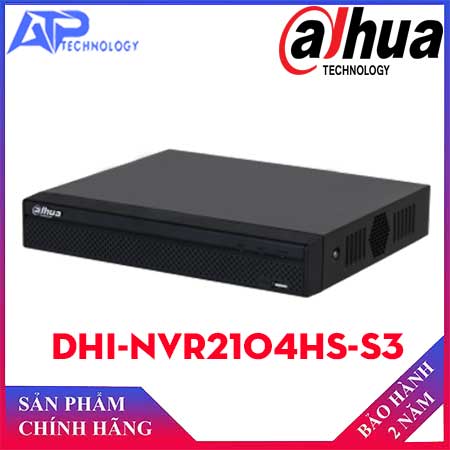 Đầu ghi hình camera IP 4 kênh DAHUA DHI-NVR2104HS-S3
