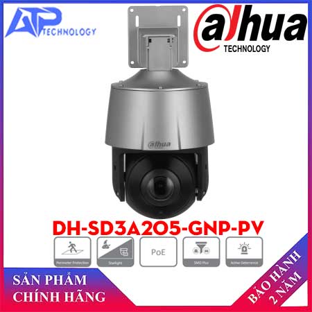 Camera IP Speed Dome 2.0MP DAHUA DH-SD3A205-GNP-PV