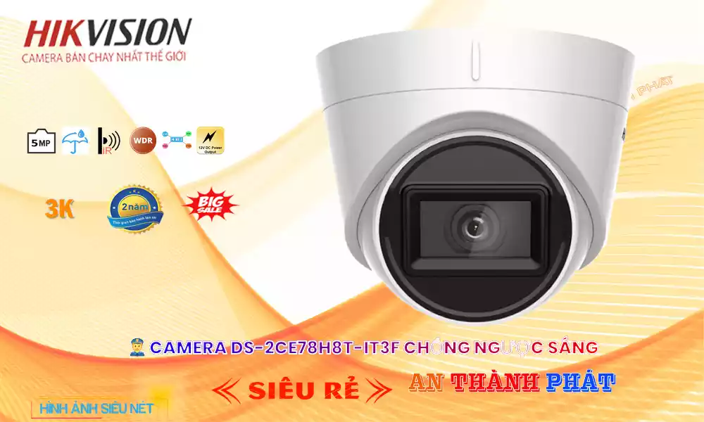 Camera HIKVISION DS-2CE78H8T-IT3F