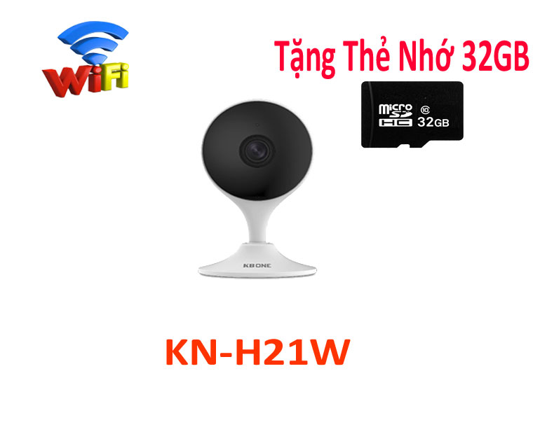 lắp dặt camera wifi kbone chất lượng,KBONE-KN-H21W,KN-H21W,H21W,lắp đặt camera wifi,camera âm thanh,camera gia đình,lắp camera wifi kbone giá rẻ