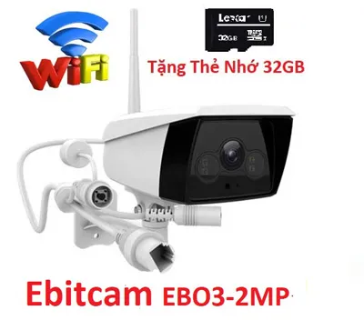 Ebitcam EB03-2MP,Lắp Đặt Camera IP Wifi Ngoài Trời Ebitcam EB03,camera quan sát Ebitcam EB03-2MP,camera wifi Ebitcam EB03-2MP, camera ip Ebitcam EB02-2MP