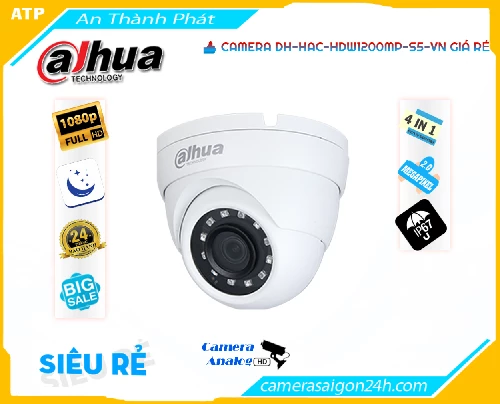 DH-HAC-HDW1200MP-S5-VN Camera Dahua 2MP