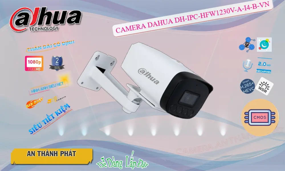 Camera Dahua DH-IPC-HFW1230V-A-I4-B-VN