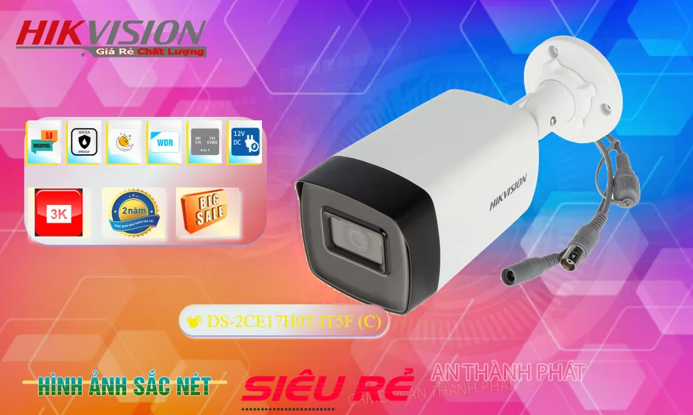 Camera HIKVISION DS-2CE17H0T-IT5F (C)