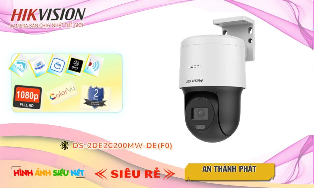 Camera hikvision DS-2DE2C200MW-DE(F0)(S7)