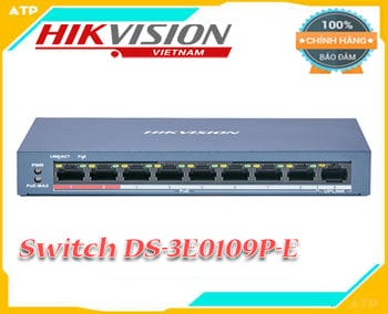 Switch PoE DS-3E0109P-E HIKVISION ,Switch PoE DS-3E0109P-E ,Switch DS-3E0109P-E