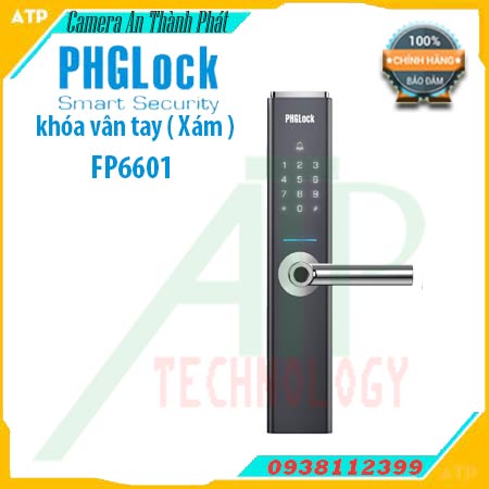 PHGLock-FP6601 (Xám) khóa cửa, lắp đặt khóa cửa PHGLock-FP6601 (Xám),PHGLock-FP6601 (Xám), lắp đặt khóa vân tay PHGLock-FP6601 (Xám),PHGLock-FP6601 (Xám)
